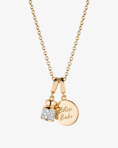 Botox Babe Pavé Charm Duo